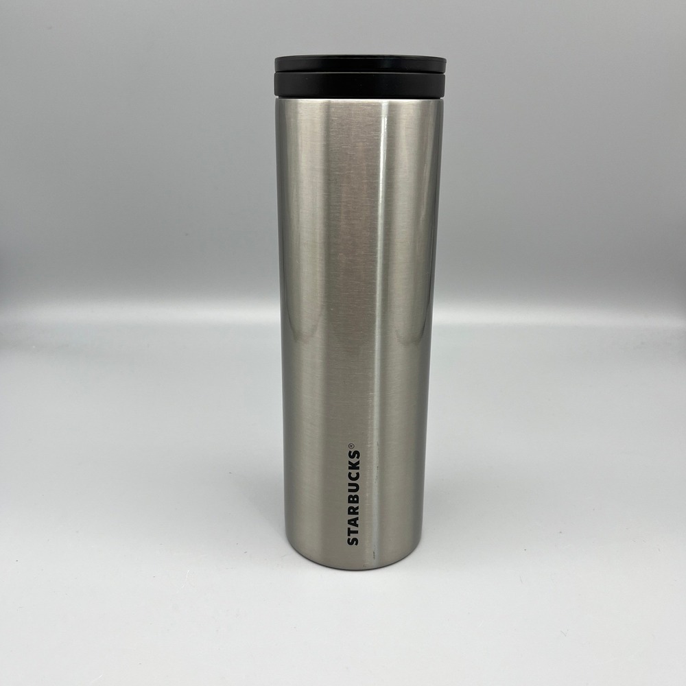 Starbucks China‎ Stainless Steel Tumbler Mug, Silver Graphic Souvenir - Picture 2 of 11